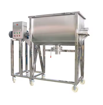 Stainless Steel Dry Powder Ribbon Horizontal Mixer
