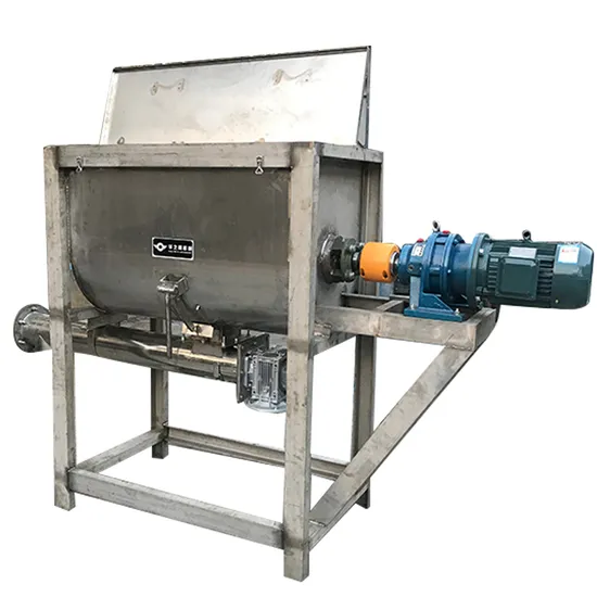 Stainless Steel Fertilizer Horizontal Mixer Machine