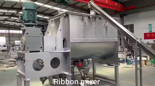 Industrial Stainless Steel Double Helix Ribbon Horizontal Mixer