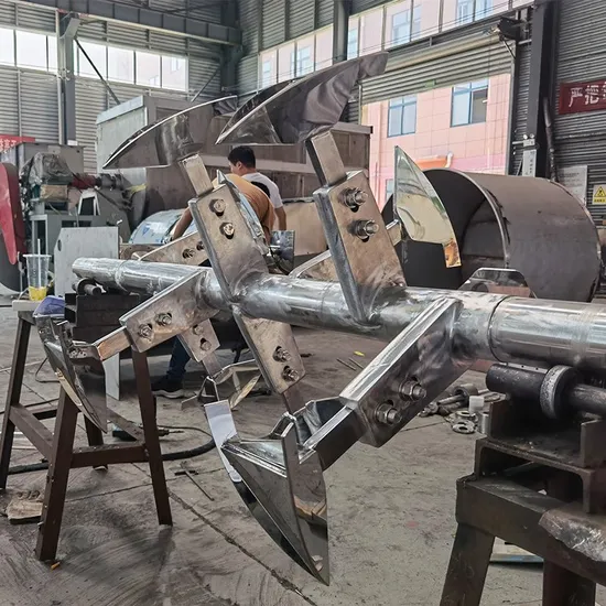 Plow Shear Horizontal Mixer for Compound Dry Powder