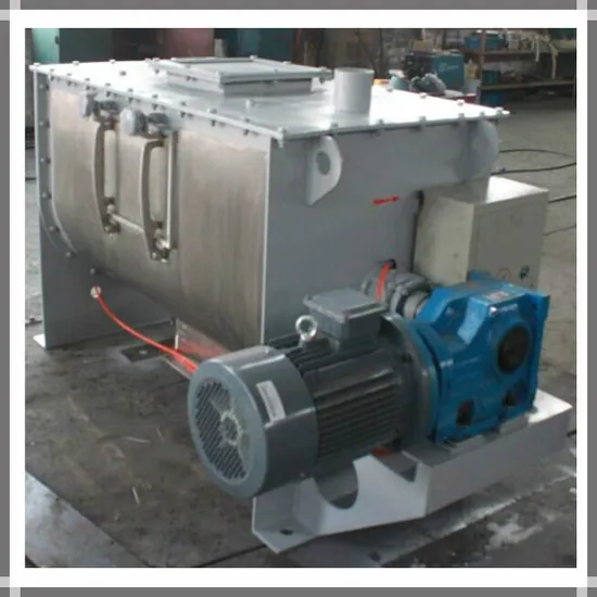 Double Ribbon Horizontal Mixer for Salt Powder & Granule